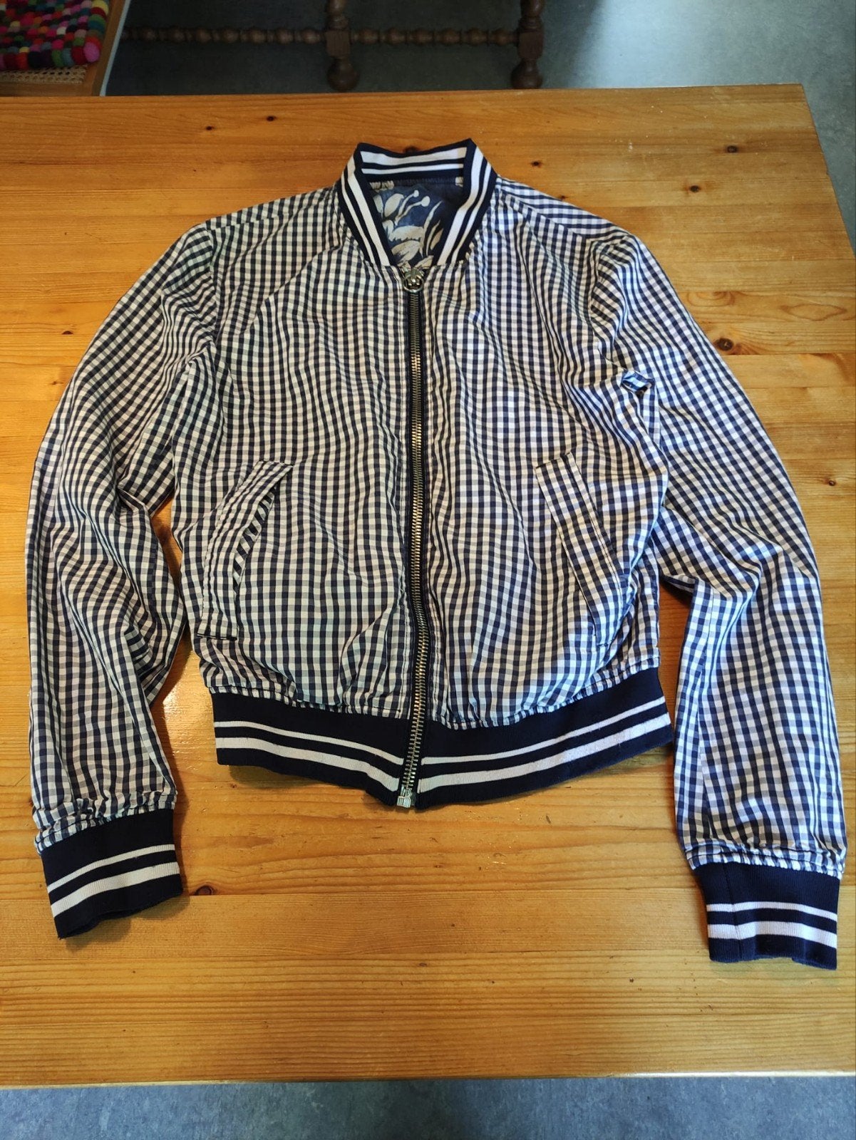 Dolce& Gabbana reversible katoenen blauwe zomerjas, mt M, Kleding | Heren, Ophalen of Verzenden, Zo goed als nieuw, Dolce& Gabanna