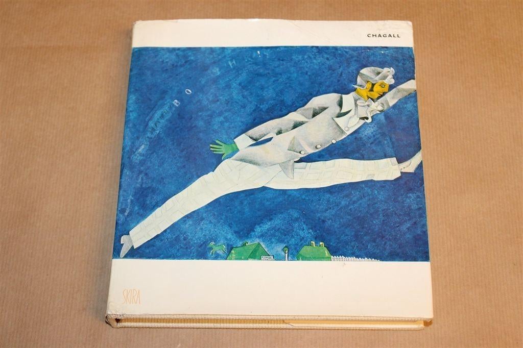 Chagall — Ingeplakte Kleurenplaten, Skira 1956 Engels, Ophalen of Verzenden, Gelezen