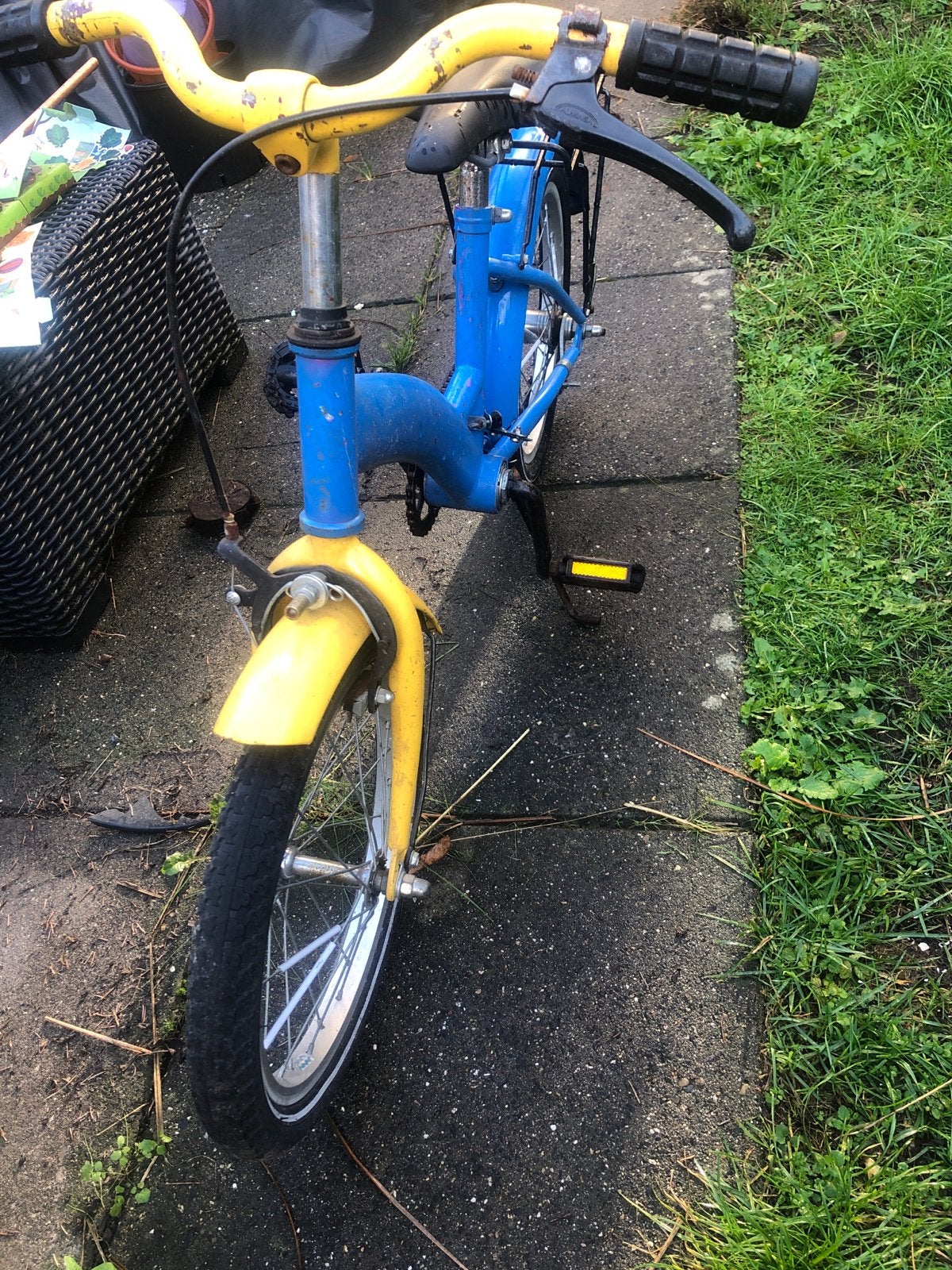 fietsje (ketting heeft aandacht nodig) nieuw zadel bagagerek, Ophalen, Gebruikt, Velgrem, 20 inch of meer