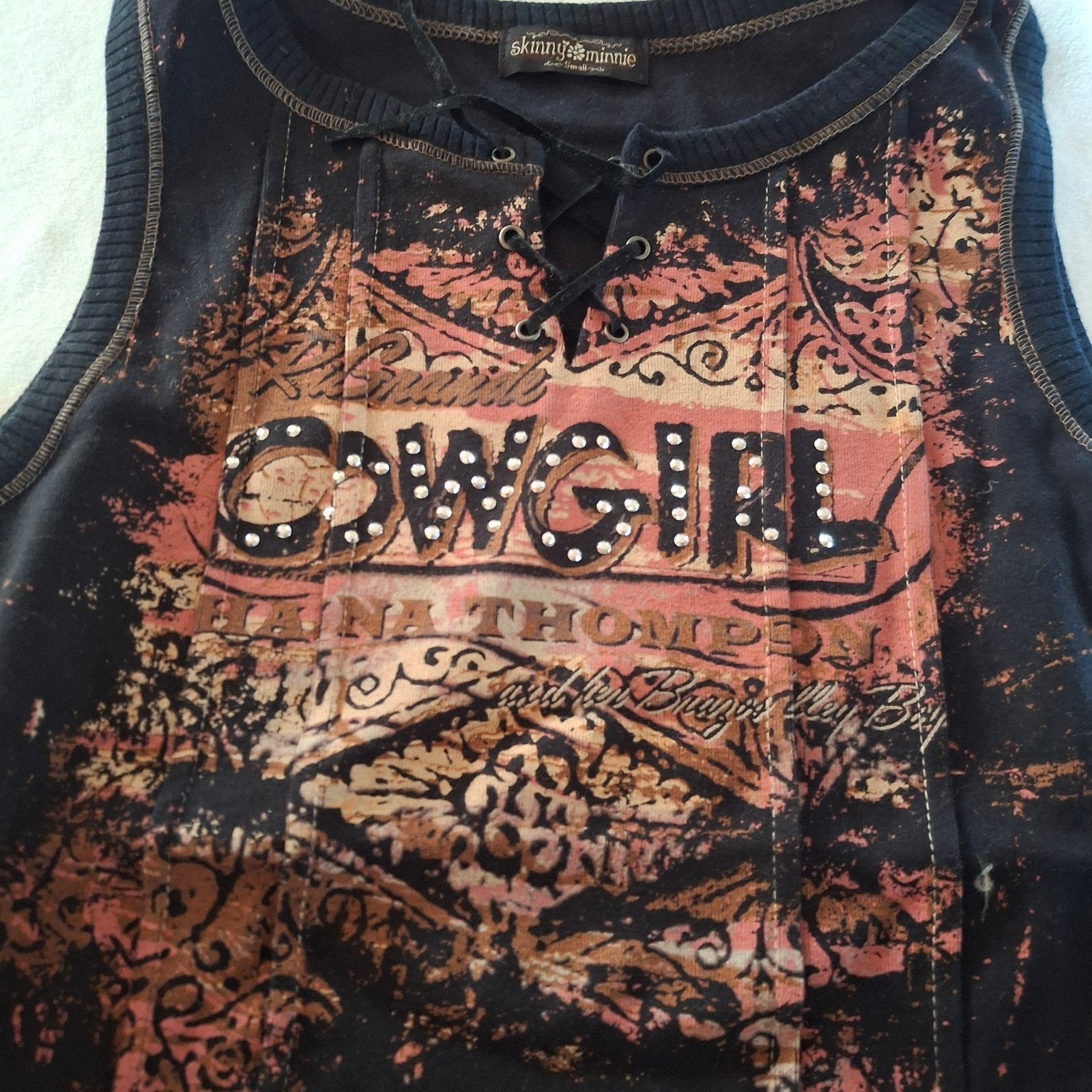 Skinny Minnie Cowgirl Top - Maat S, Kleding | Dames, Meerkleurig, Skinny Minnie, Nieuw, Ophalen of Verzenden