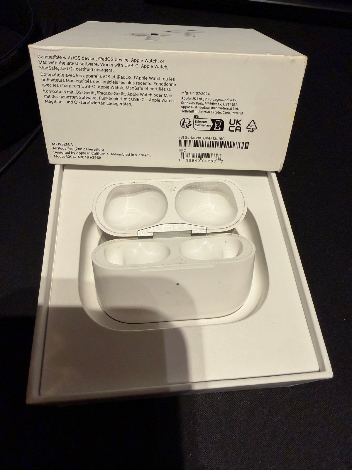 Apple Airpods Pro 2 Oplaadcase (USB-C), Ophalen, Gebruikt, Overige typen, Apple