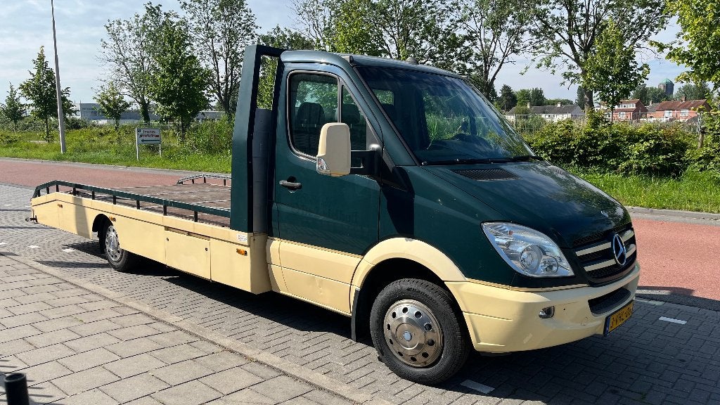 Mercedes Sprinter 519CDI V6 / Autoambulance / Oprijwagen, Auto's, Euro 5, Zwart, 190 pk, 2987 cc