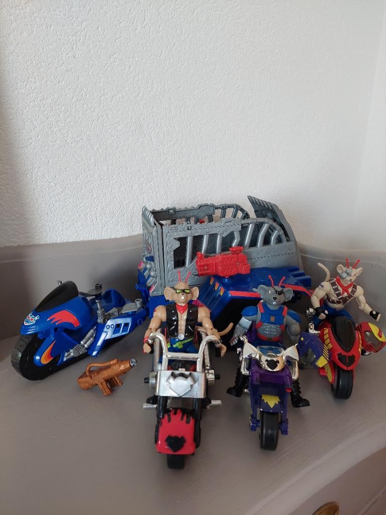 Biker Mice from Mars vintage actiefiguren, Verzamelen, Poppetjes en Figuurtjes, Ophalen, Gebruikt