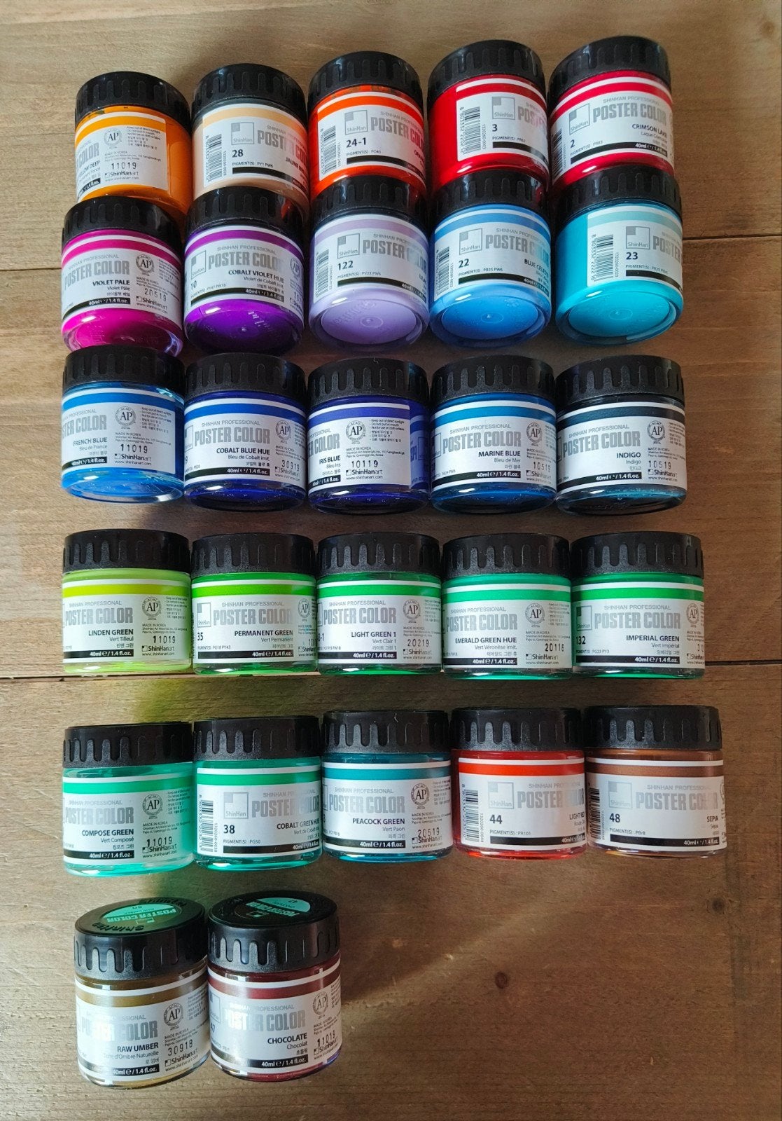 Shinhan poster color, Hobby en Vrije tijd, Schilderen, Ophalen of Verzenden, Zo goed als nieuw