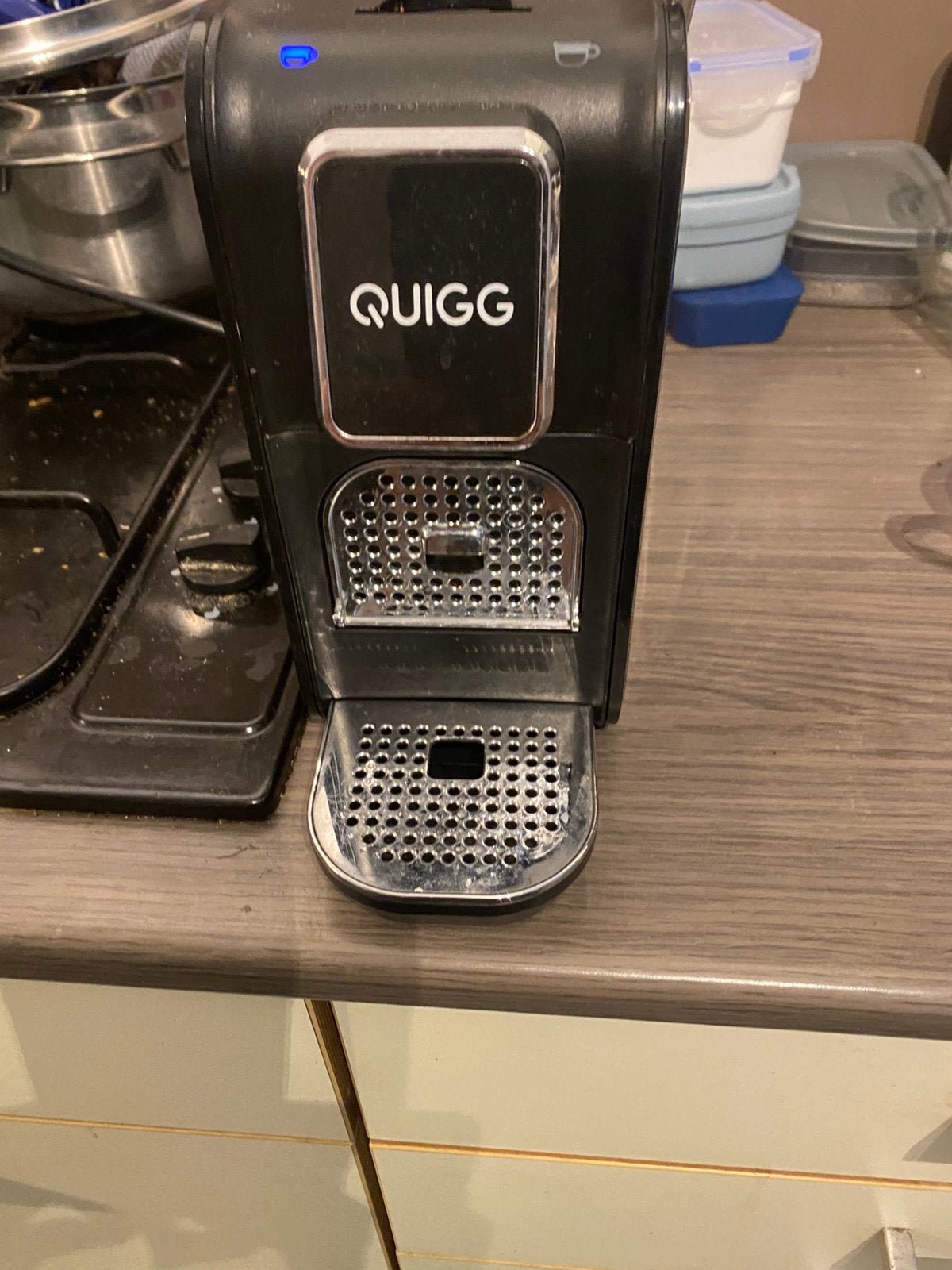Quigg. Bij martello nespresso apparaat nieuwstaat, Ophalen, Zo goed als nieuw, Koffiemachine