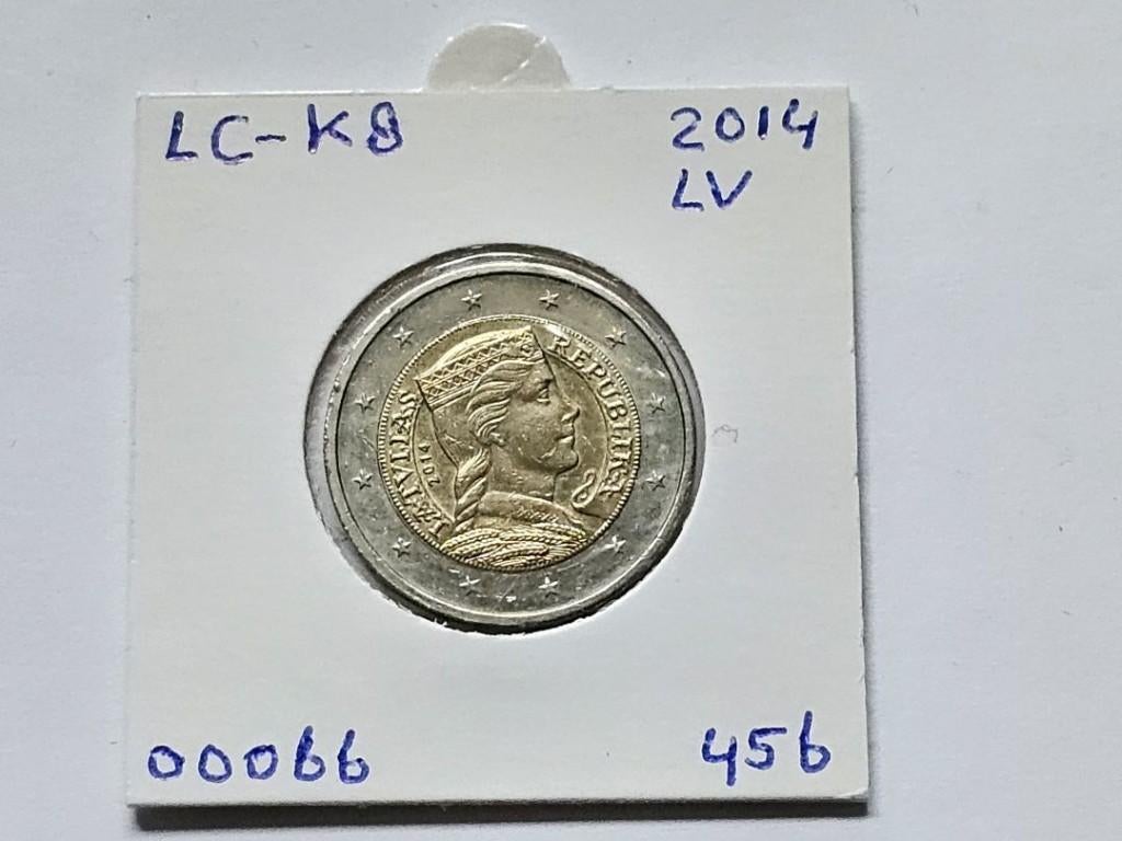 2-euromunt Letland (LV) 2014 Koers LC-K8, Postzegels en Munten, Munten | Europa | Euromunten, Ophalen of Verzenden, Overige landen