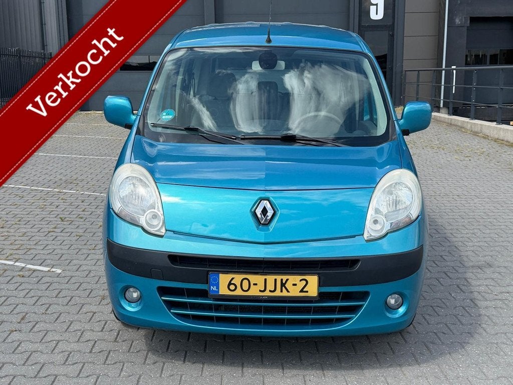 Renault Kangoo Family 1.6-16V Expression/AIRCO/APK/INRUILK., Auto's, 1373 kg, Gebruikt, 4 cilinders, Blauw