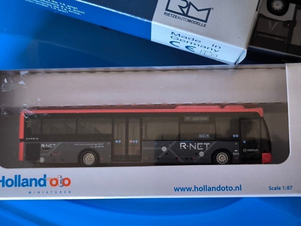 Holland Oto R-Net Arriva  8800l 1:87, Verzenden, Nieuw, Bus of Vrachtwagen, Overige merken