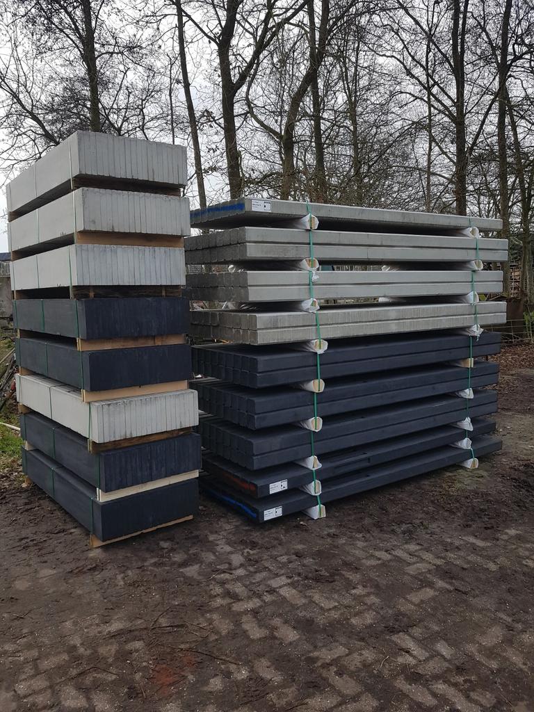 betonpaal & onderplaat te behoeve van hout beton schutting, Ophalen, 1 tot 2 meter, Minder dan 3 meter, Nieuw