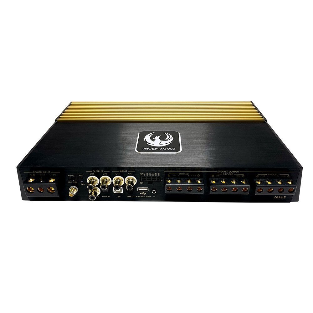 Phoenix Gold ZQA6.8 high end 6 kanaals DSP versterker, Auto diversen, Autospeakers, Hifi-Focus, Aalsmeerderweg 173 1432 CL, Aalsmeer