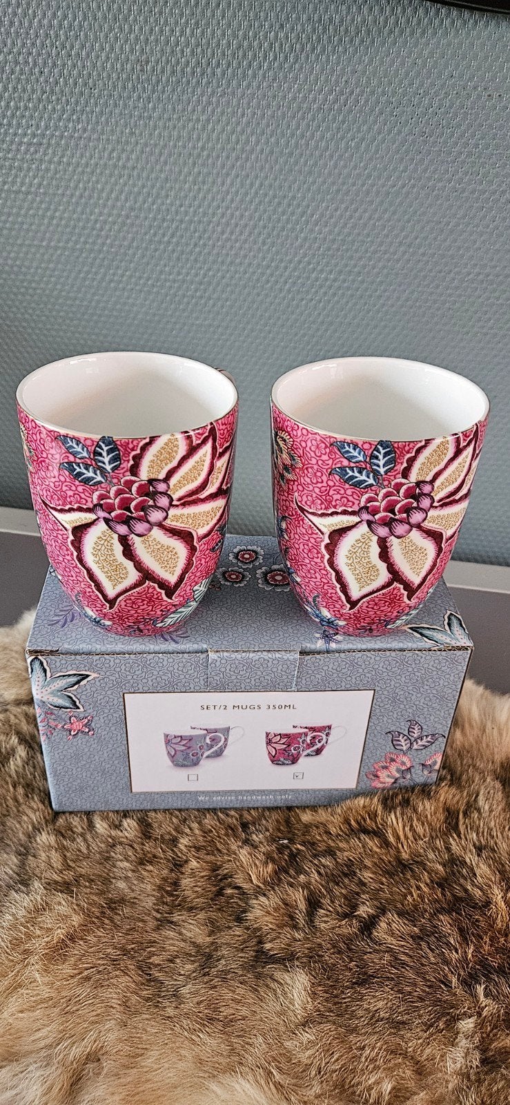 Pip Studio Mugs - Set van 2 (350ml), Pip Studio, Nieuw, Modern, Porselein