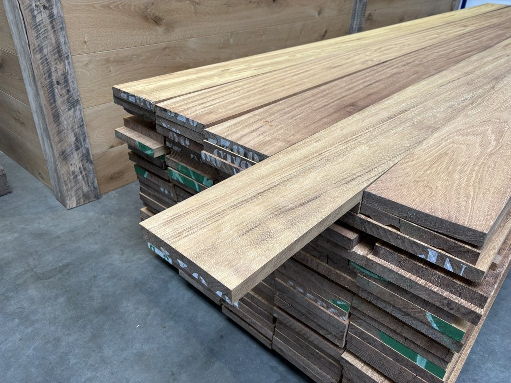 27x180 mm iroko planken geschaafd en gedroogd, Doe-het-zelf en Verbouw, Hout en Planken
