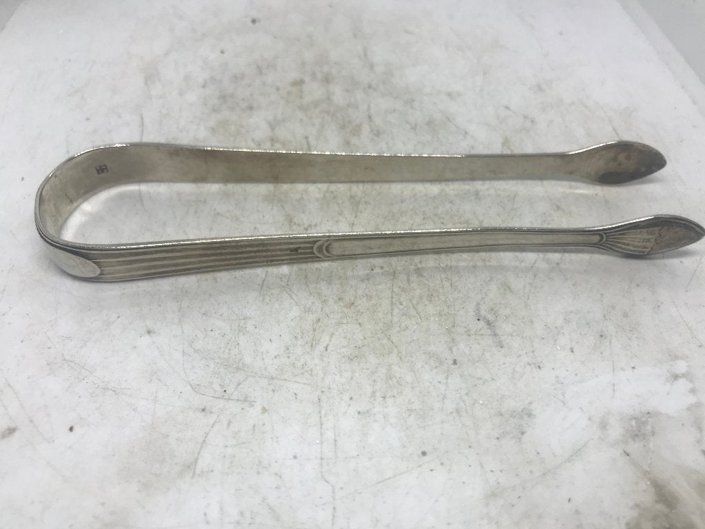 antiek zilver suiker klonten tang, Ophalen of Verzenden, Zilver