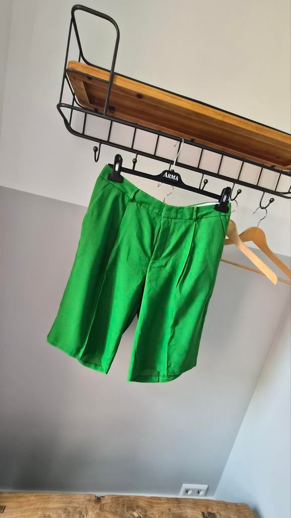 Scotch and Soda groene korte pantalon broek. Maat 40., Maat 38/40 (M), Kort, Ophalen of Verzenden, Zo goed als nieuw