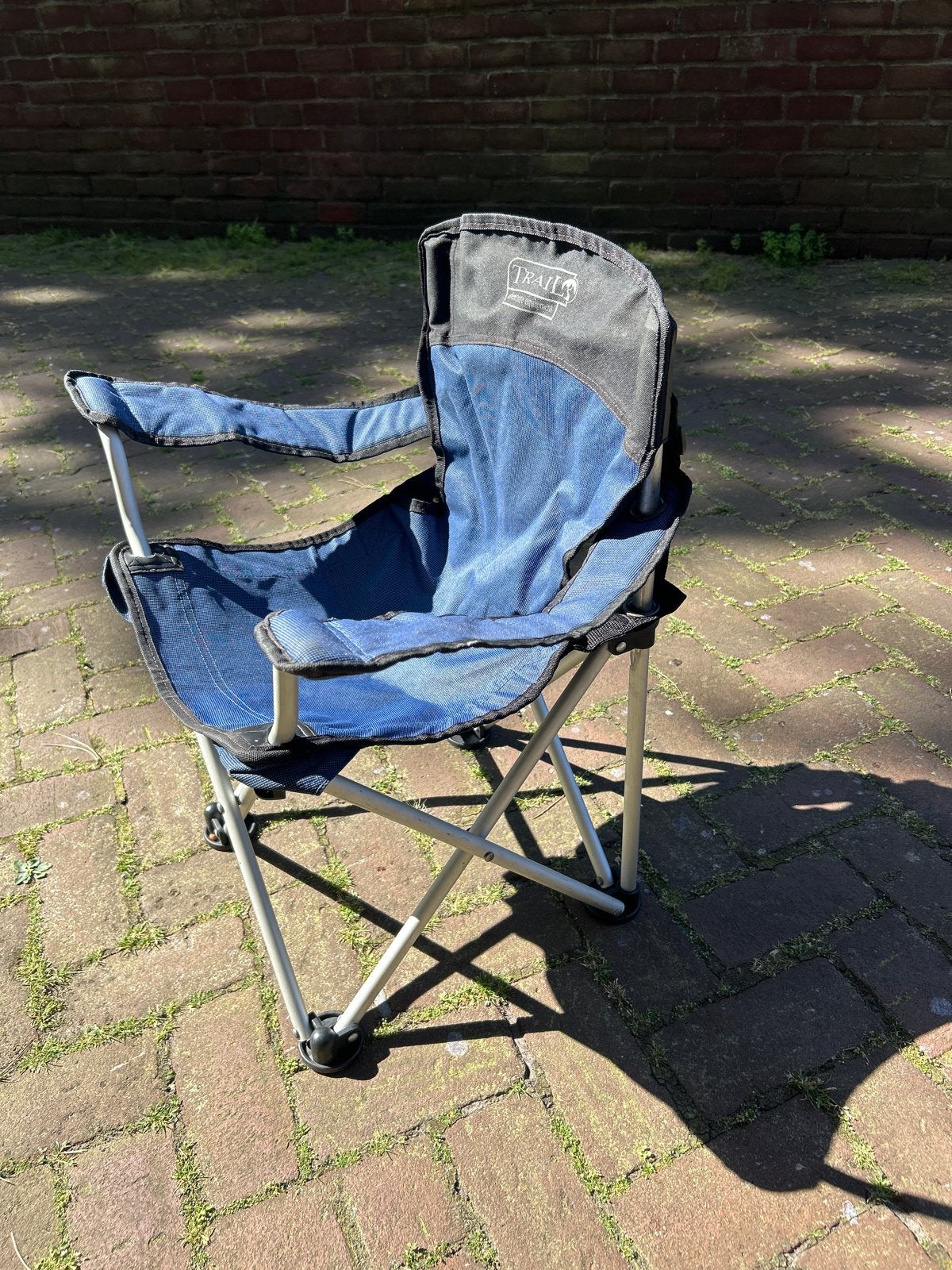 Compacte opvouwbare campingstoel - trail -Ideaal voor kind, Ophalen, Gebruikt, Campingstoel