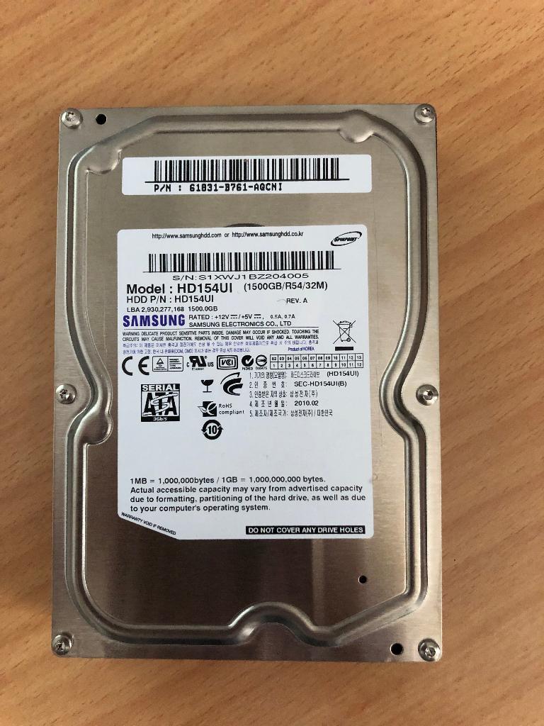 Harde schijf, Computers en Software, Harde schijven, Ophalen, 3,5 Inch, Zo goed als nieuw, Samsung
