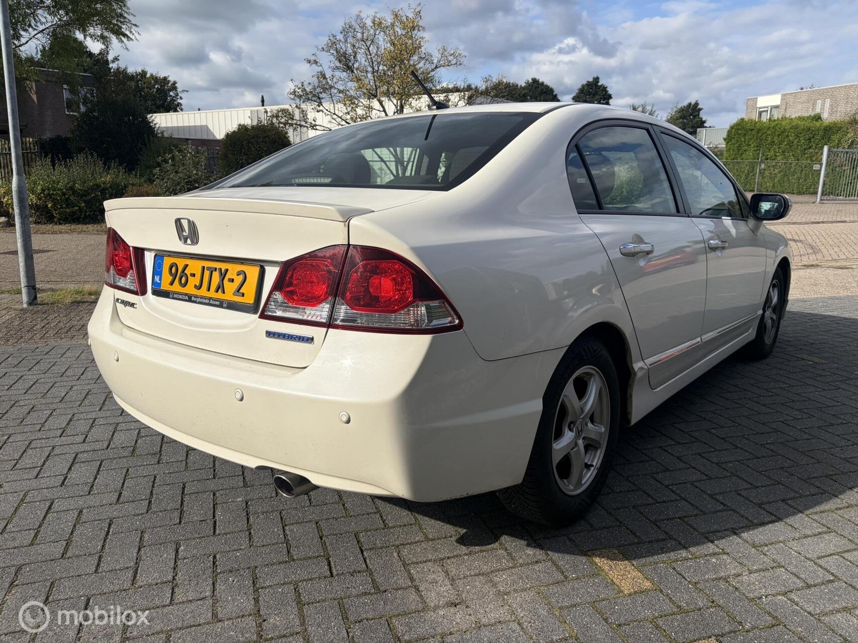 Honda Civic 1.3 Hybrid EXPORT ONLY, Auto's, Stof, Gebruikt, Zwart, 4 cilinders