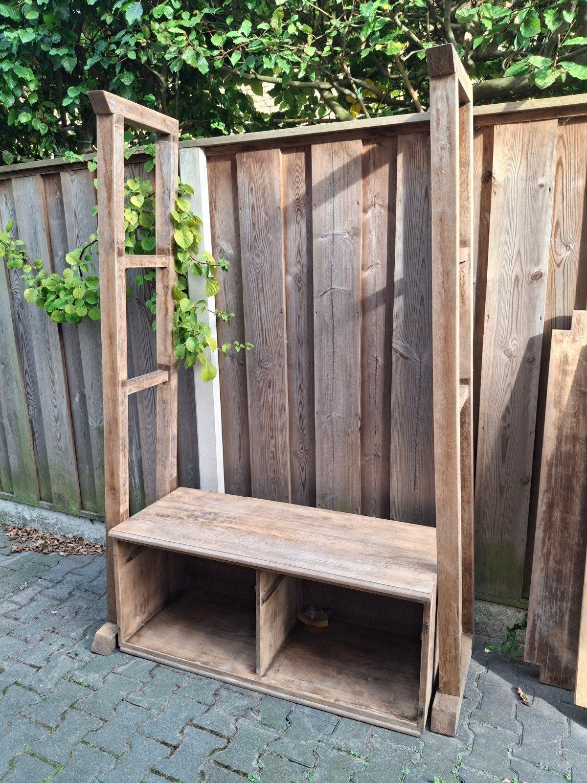 eiken haard hout hok opslag met dakpannen, Ophalen, Hout, Overige typen