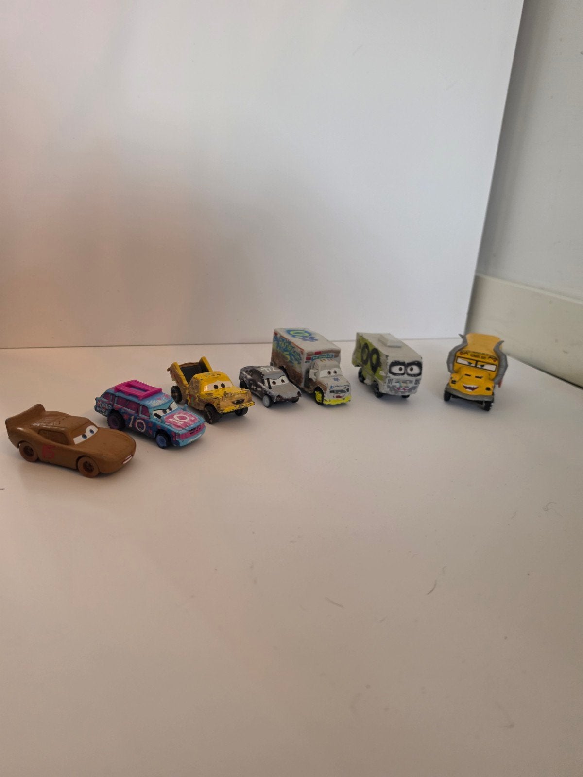 Cars 3 Mud Race Auto's set, Kinderen en Baby's, Ophalen of Verzenden, Gebruikt