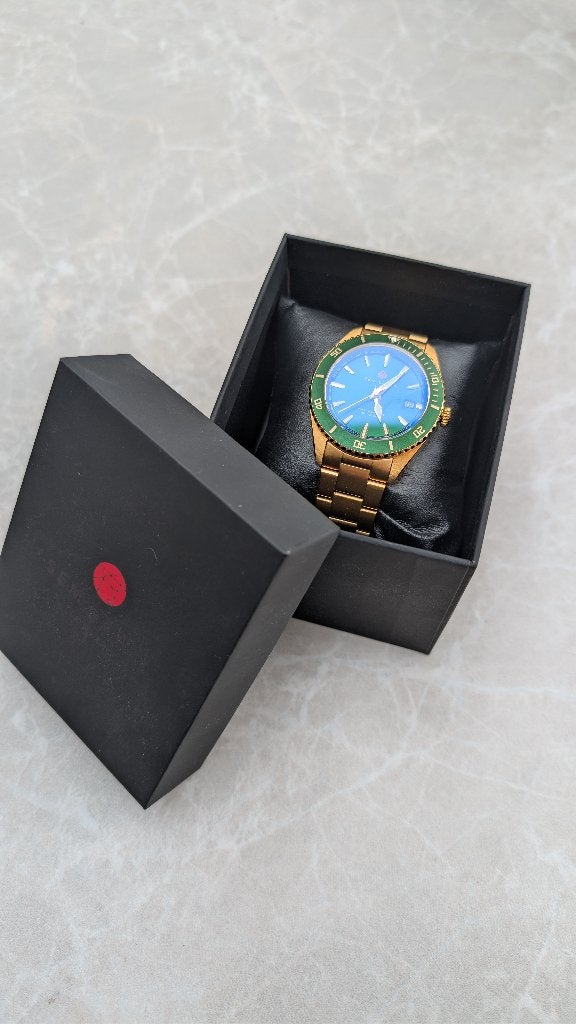 Heren horloge - Sem Lewis London ⌚, Sieraden, Tassen en Uiterlijk, Overige merken, Staal, Staal, Polshorloge