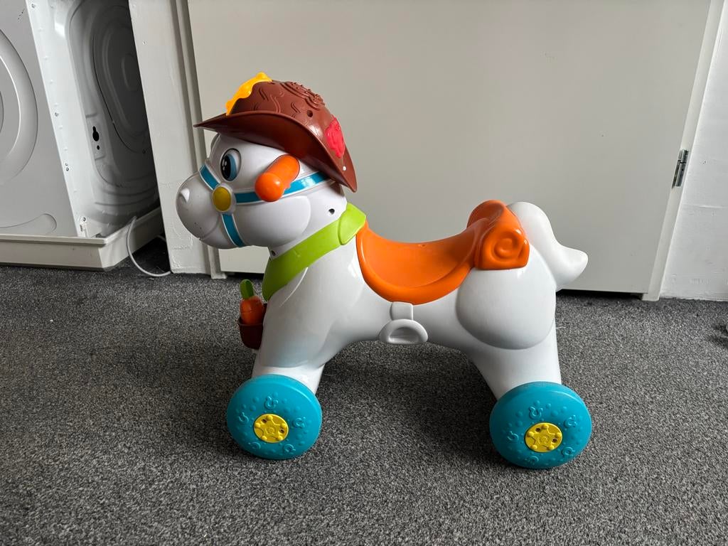 Chicco Hobbelpaard en Looppaard 2-in-1 met geluid, Ophalen, Gebruikt