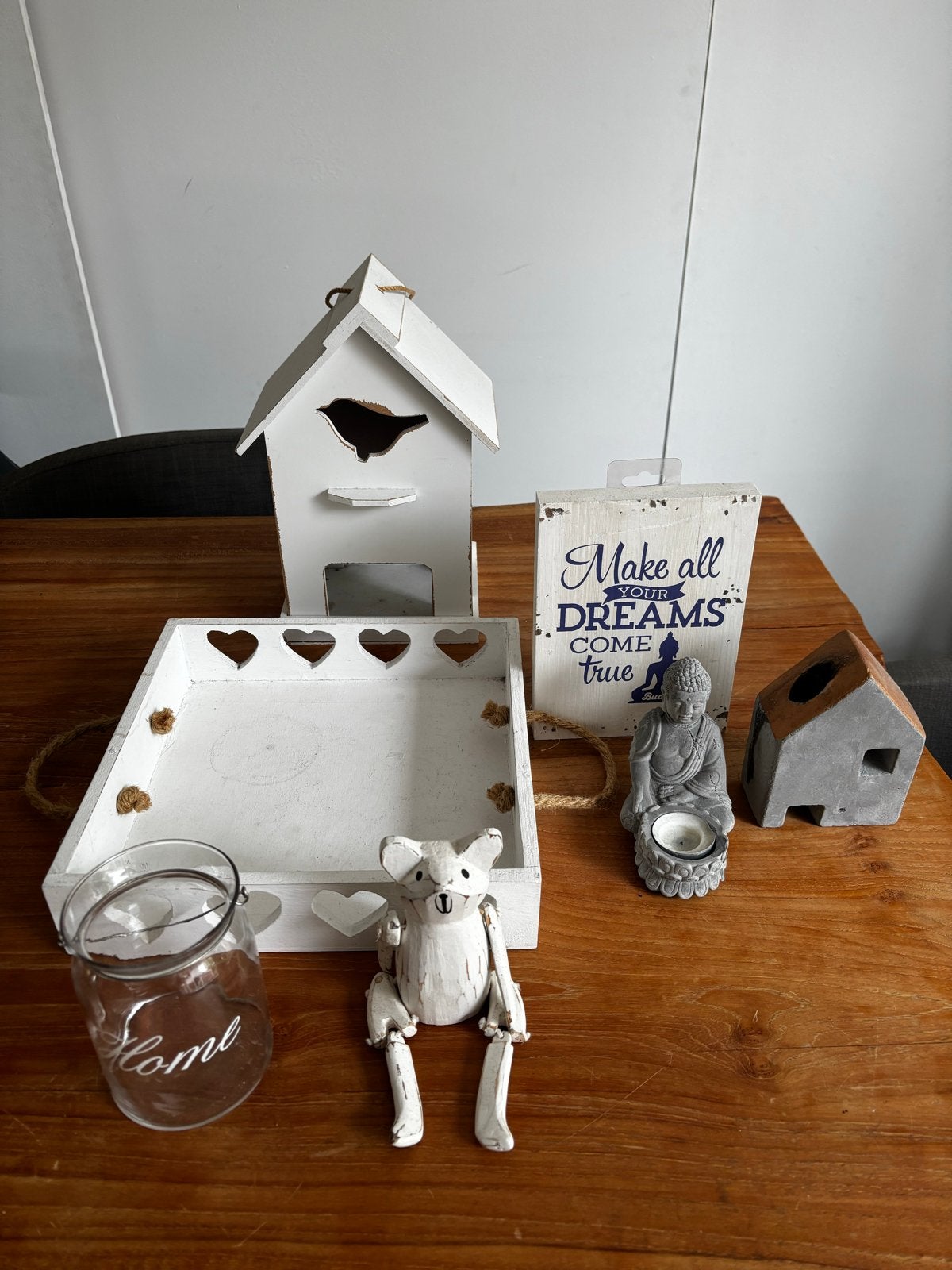Diverse woonaccessoires, gratis op te halen, Huis en Inrichting, Ophalen, Gebruikt, Wit, Hout