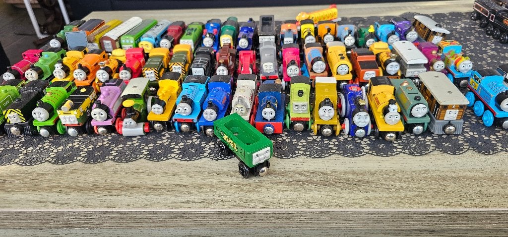 Thomas de trein Hout Recycling, Ophalen of Verzenden, Zo goed als nieuw