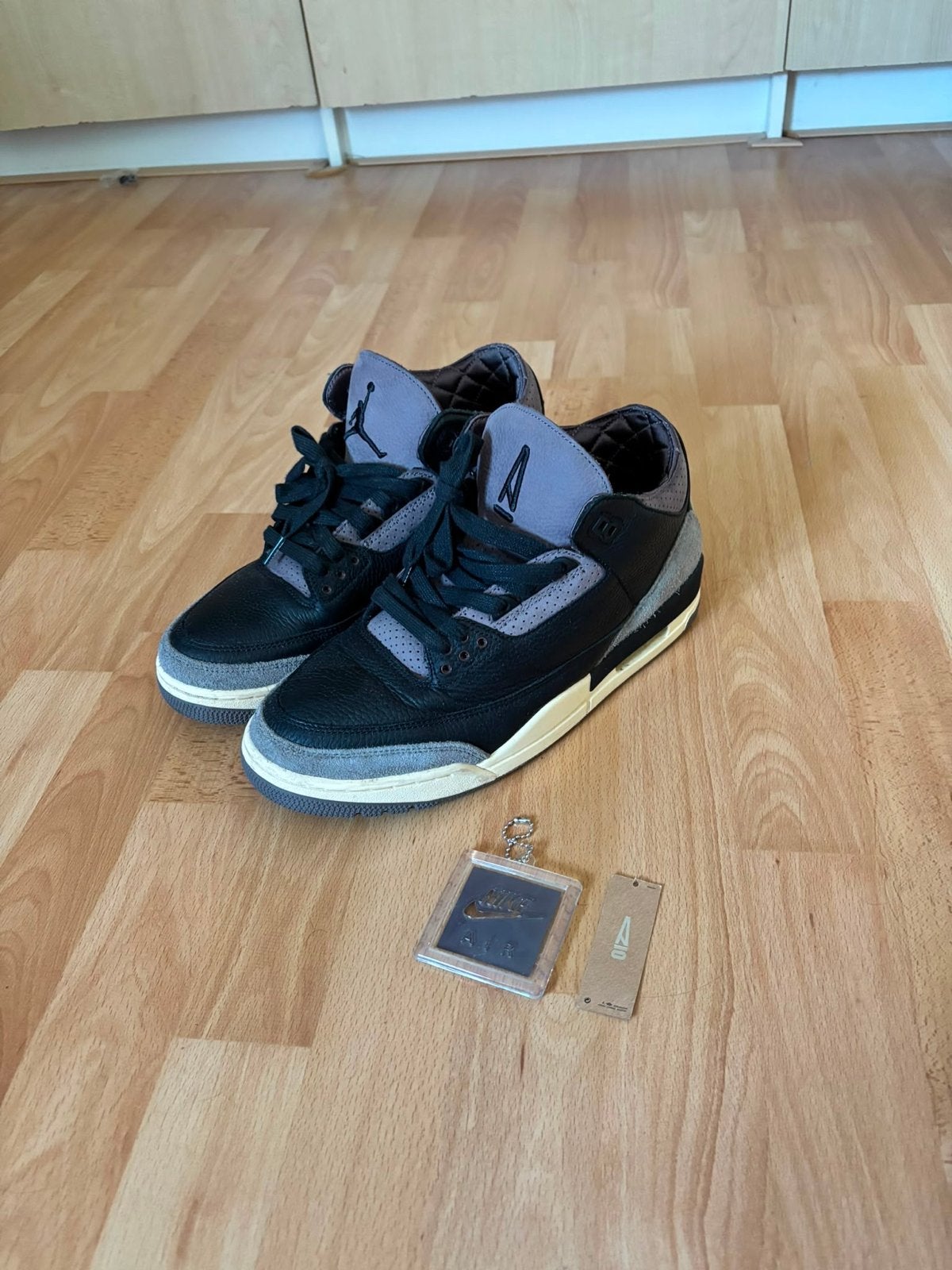 Nike Air Jordan 3 Retro SP A Ma Maniére, Ophalen of Verzenden, Gedragen, Zwart, Sneakers of Gympen