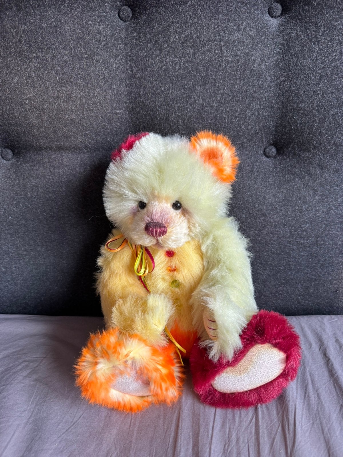 Charlie bear ice lolly, Verzamelen, Beren en Cherished Teddies, Ophalen of Verzenden, Zo goed als nieuw, Stoffen beer, Overige merken