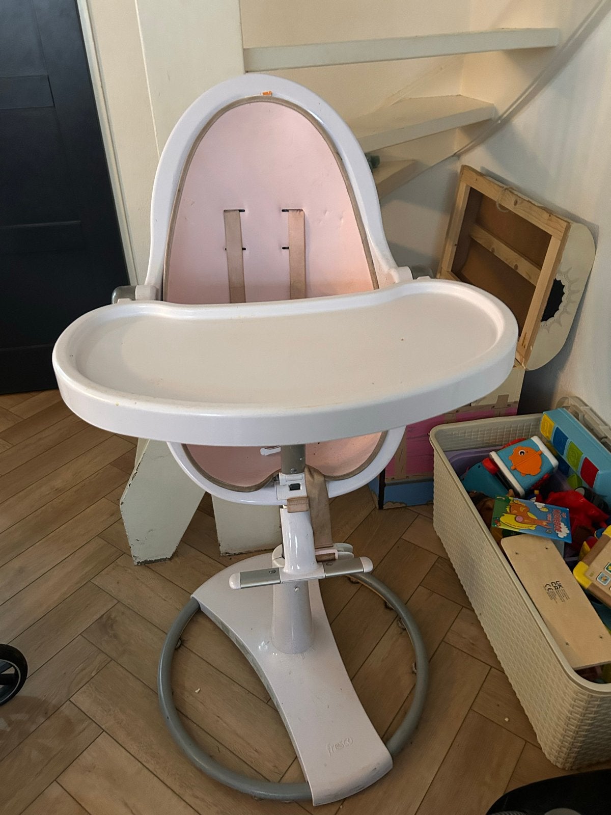 Bloom Fresco kinderstoel met accessoires, Ophalen, Gebruikt, Meegroeistoel, Aanschuifbaar