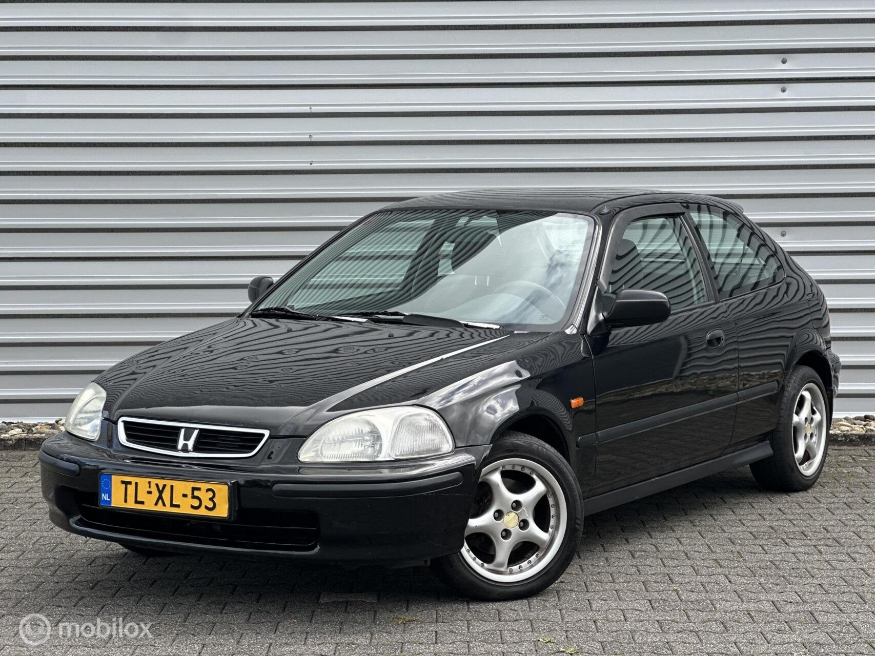Honda Civic 1.4i S EJ9 | Automaat | Nieuwe APK |, 4 cilinders, Elektrische ramen, Zwart, Origineel Nederlands