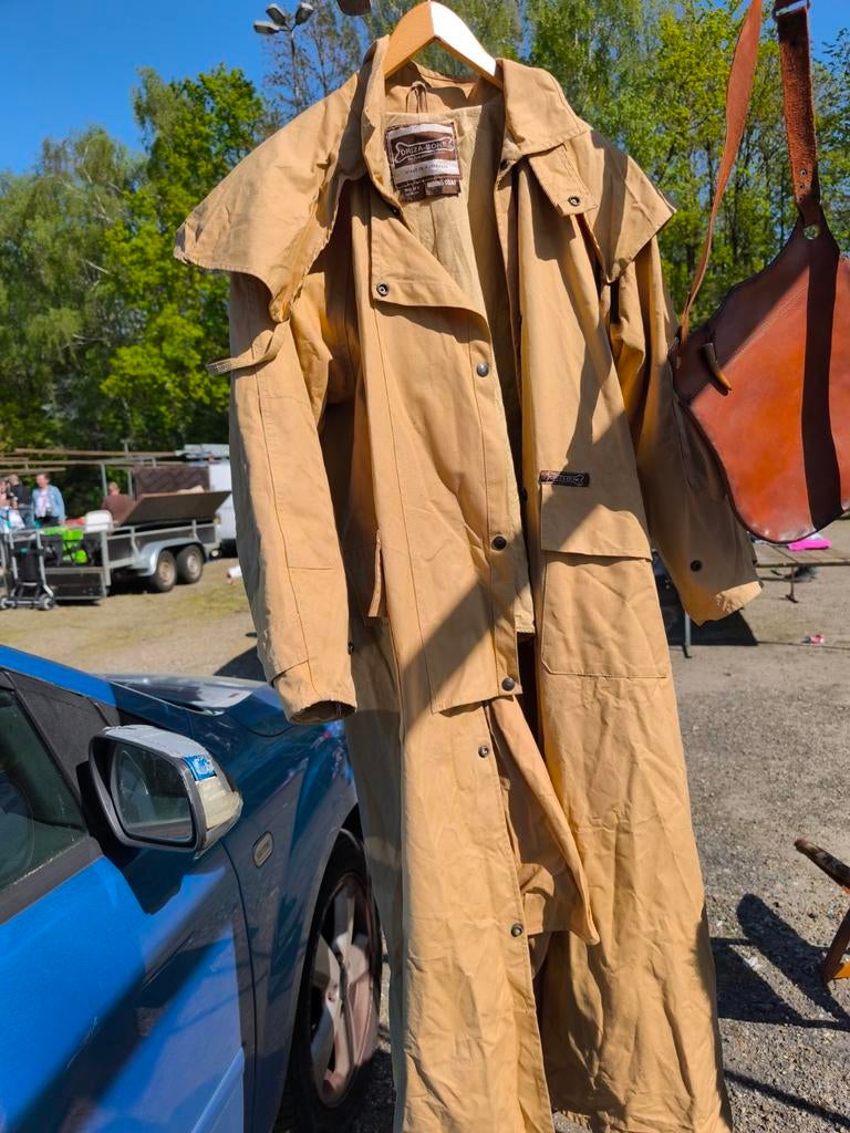 Dryzabone Australische riding coat jas m, Ophalen of Verzenden, Zo goed als nieuw, Beige