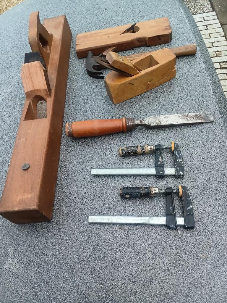 Antiek gereedschap 6 stuks , apart of hele partij kopen, Ophalen of Verzenden