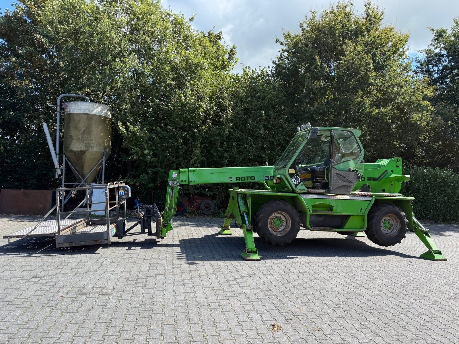 Merlo Roto 30.16 K Verreiker met diverse aanbouwdelen, Ophalen of Verzenden, Verreiker