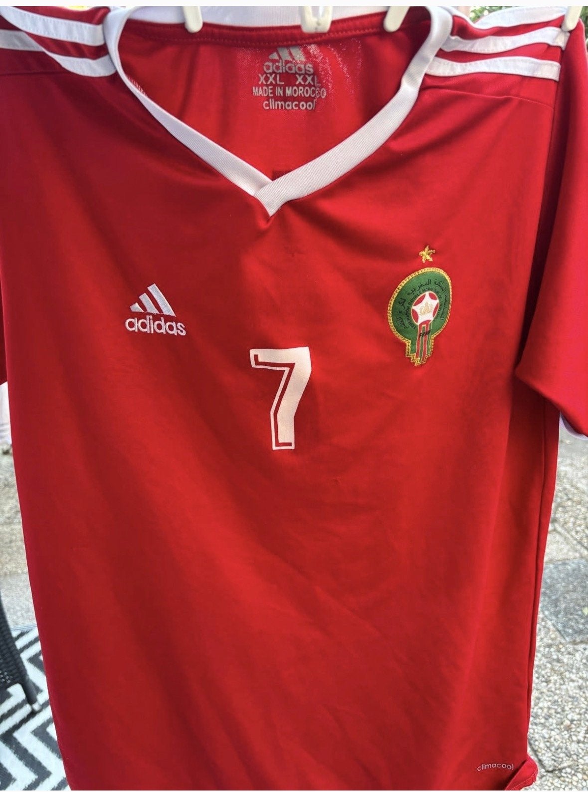 Adidas Marokko thuisshirt Ziyach #7 - Maat XXL, Kleding | Heren, Ophalen, Overige maten, Zo goed als nieuw, Voetbal