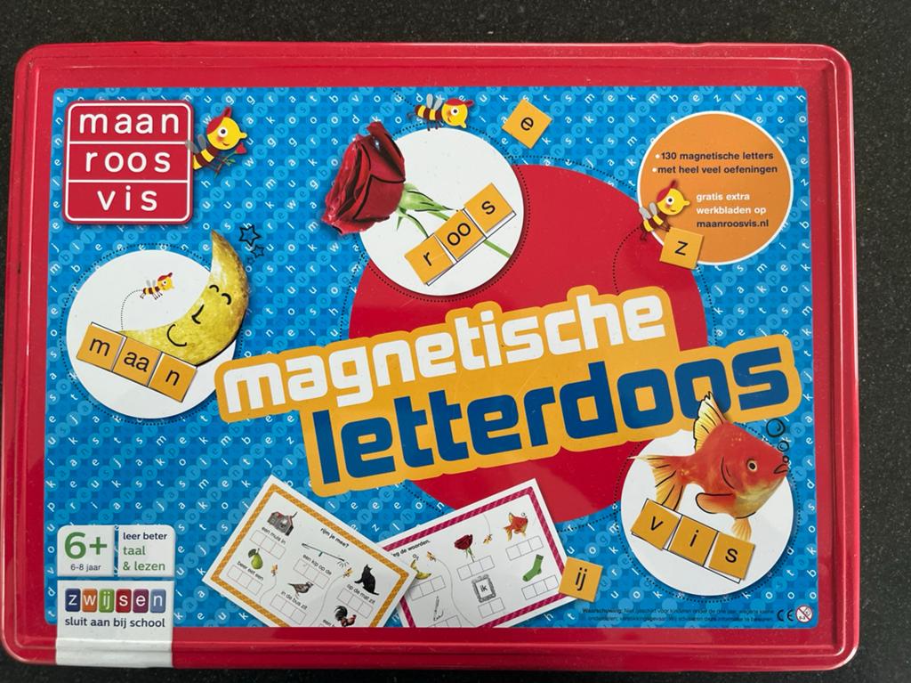 Magnetische letterdoos, Ophalen of Verzenden, Gebruikt