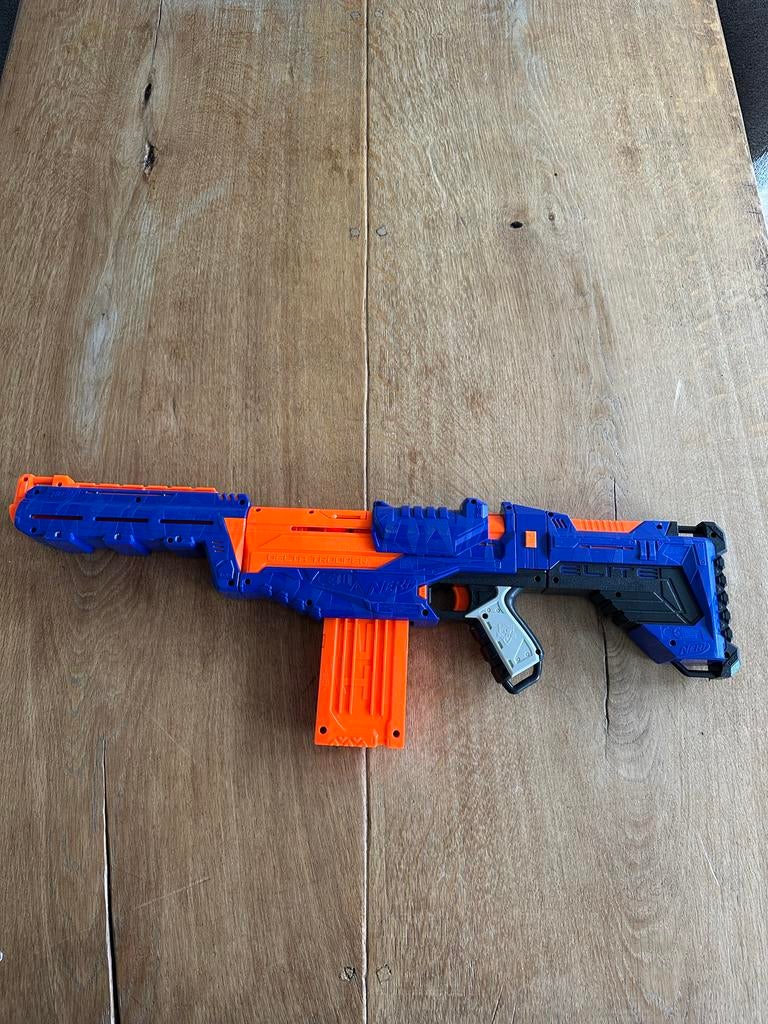 Nerf N-Strike Elite Delta Trooper Blaster, Ophalen of Verzenden, Zo goed als nieuw