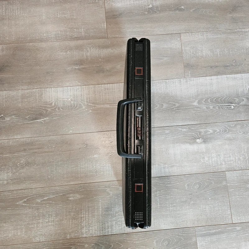 Vintage Samsonite Hardcase Aktetas / Diplomatenkoffer, Gebruikt, Hard kunststof, Slot, Minder dan 50 cm