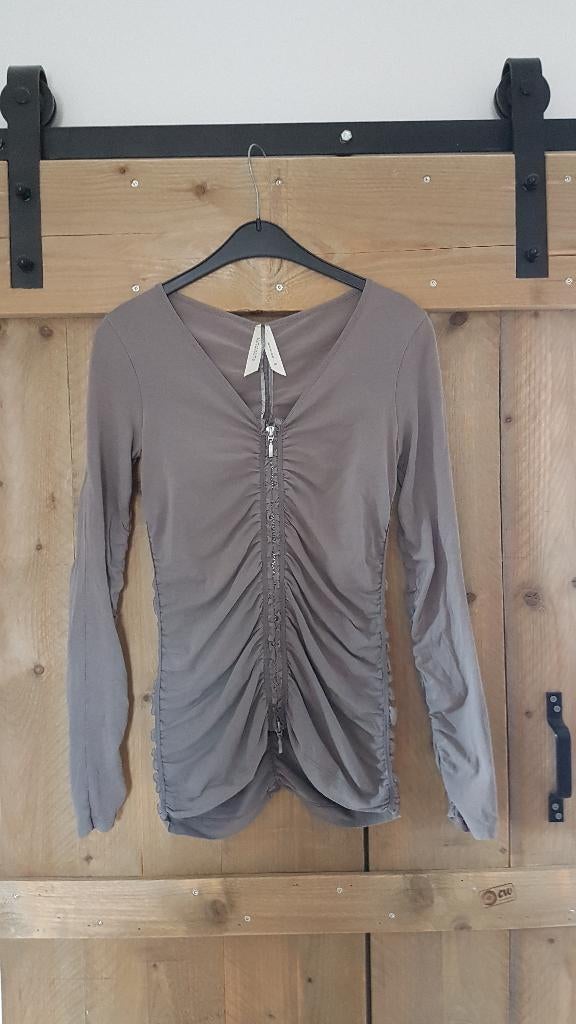 Dames top / tuniek Summum grijs maat S, Summum, Ophalen of Verzenden, Zo goed als nieuw, Lange mouw