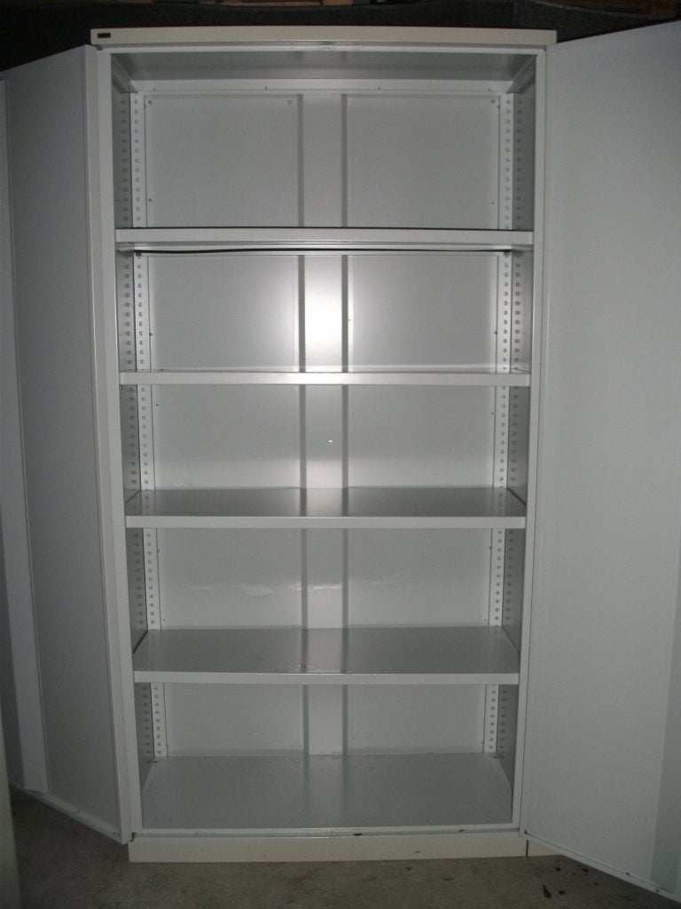 Draaideurkast, tweedeur kast werkplaats kast, Niet ingevuld, Gebruikt, Niet ingevuld, Metaal