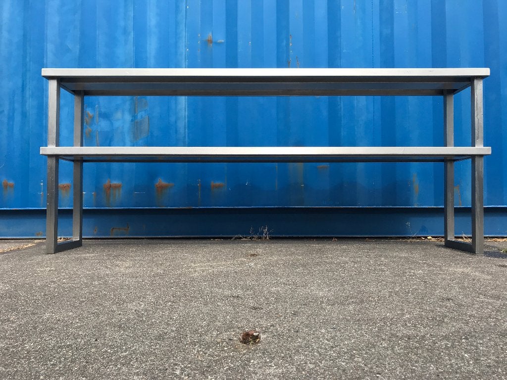 Diverse RVS tafel /opzet etagère, Huis en Inrichting, Ophalen of Verzenden, Zo goed als nieuw