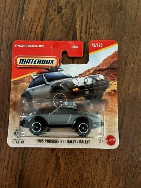 Matchbox 911 Rally anthraciet 1985, Ophalen of Verzenden, Nieuw, Auto