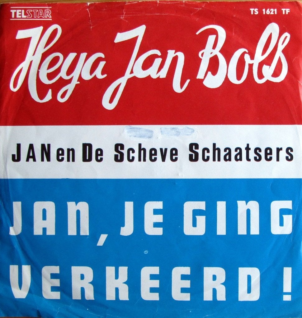 1971	Jan En De Scheve Schaatsers	      Heya Jan Bols, Fotohoes, 7 inch, Ophalen of Verzenden, Zo goed als nieuw