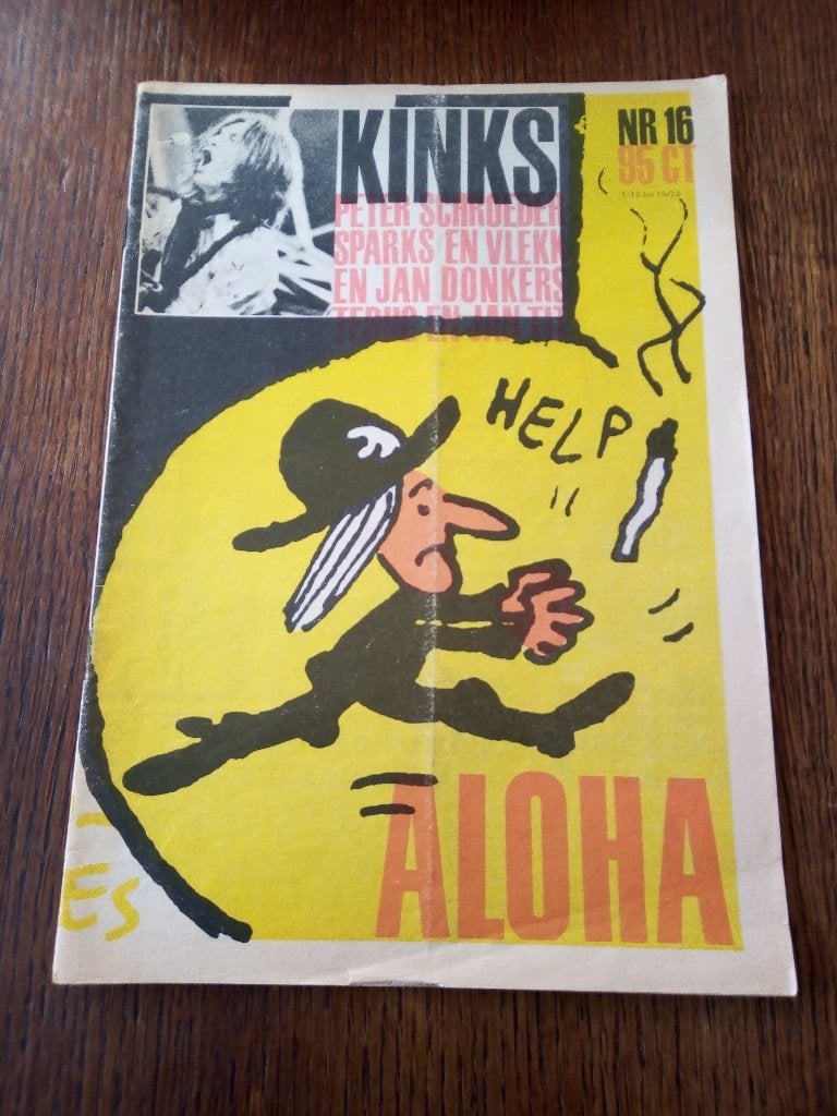 aloha nr.16 *1972* - joost swarte- the kinks, Ophalen of Verzenden, Gelezen, Muziek, Film of Tv