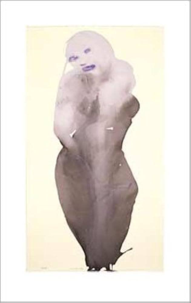 Marlene Dumas - West 1997 - Kunstprint 95x60 cm, Verzamelen, Posters, Zo goed als nieuw, Overige onderwerpen, Deurposter of groter