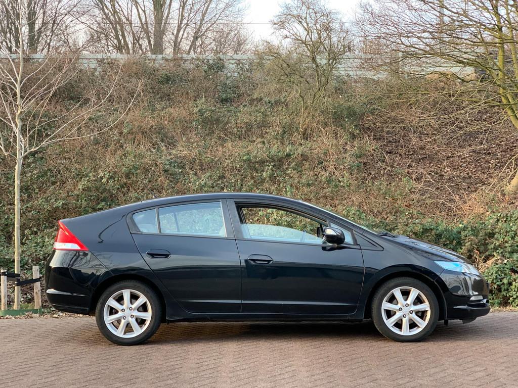 Honda Insight 1.3 Elegance NAVI CLIMA CRUISE RIJD SUPER!, Euro 5, Gebruikt, 4 cilinders, Zwart