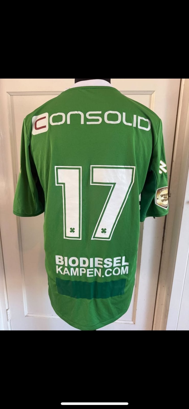 Matchworn josef kvida Pec zwolle, Verzamelen, Verzenden, Zo goed als nieuw, Overige binnenlandse clubs, Shirt