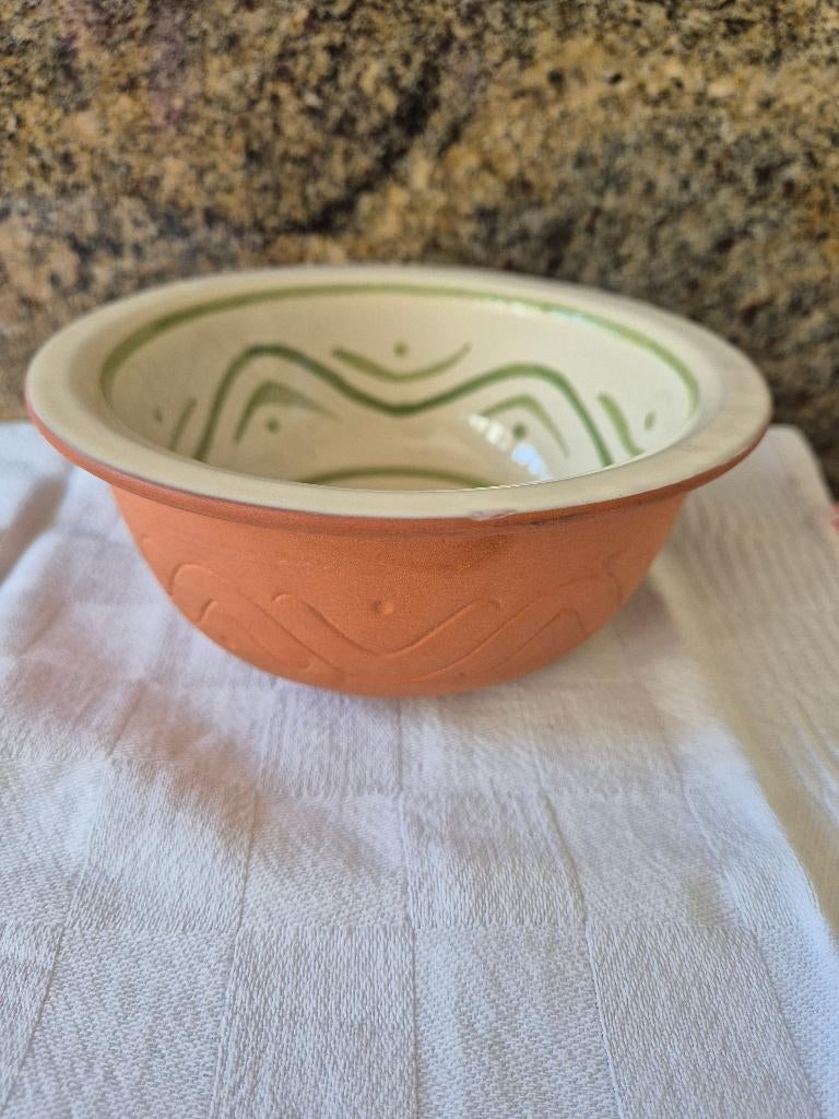 Terracotta schaaltje, Ophalen of Verzenden, Zo goed als nieuw, Rond, Steen of Aardewerk