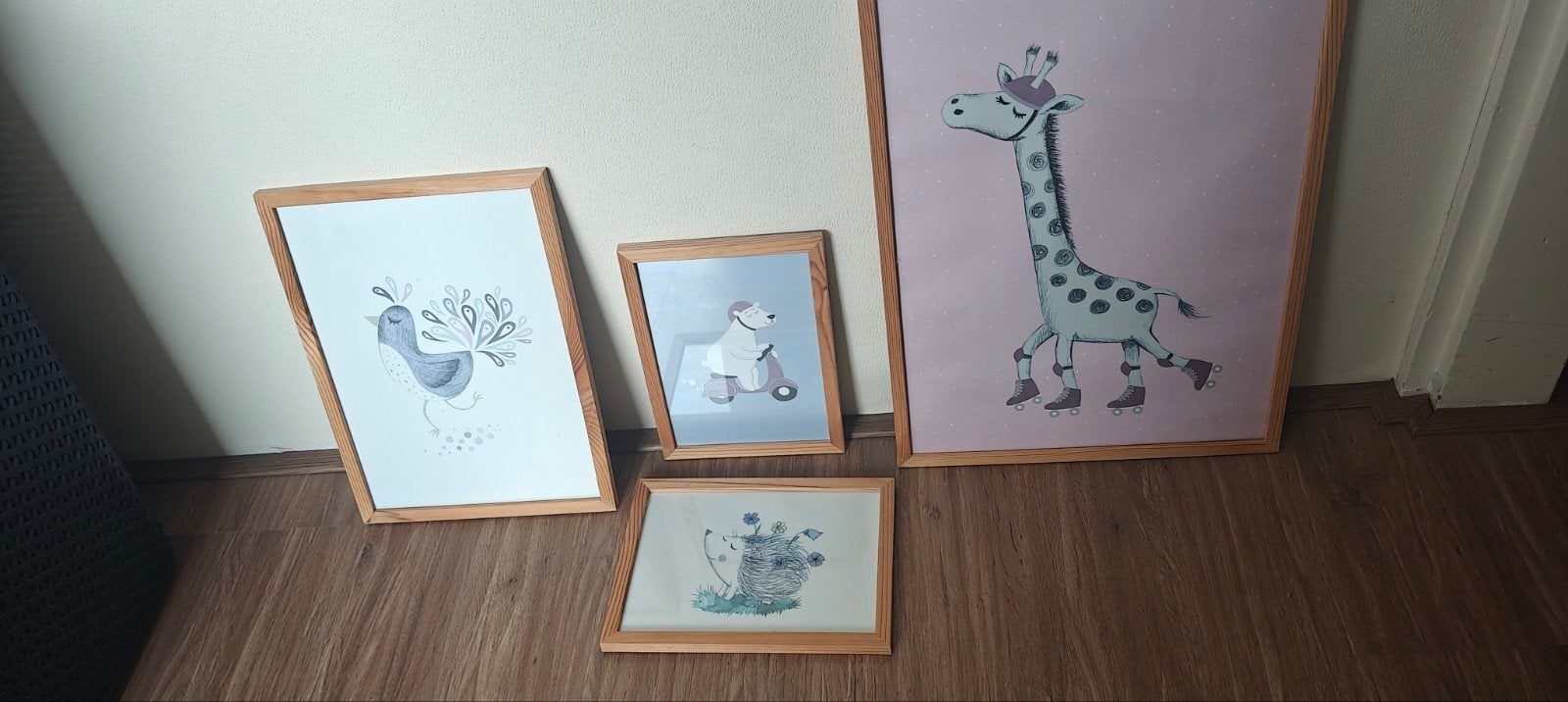 Vier schilderijtjes/lijsten, Ophalen, Minder dan 50 cm, Zo goed als nieuw, Minder dan 50 cm