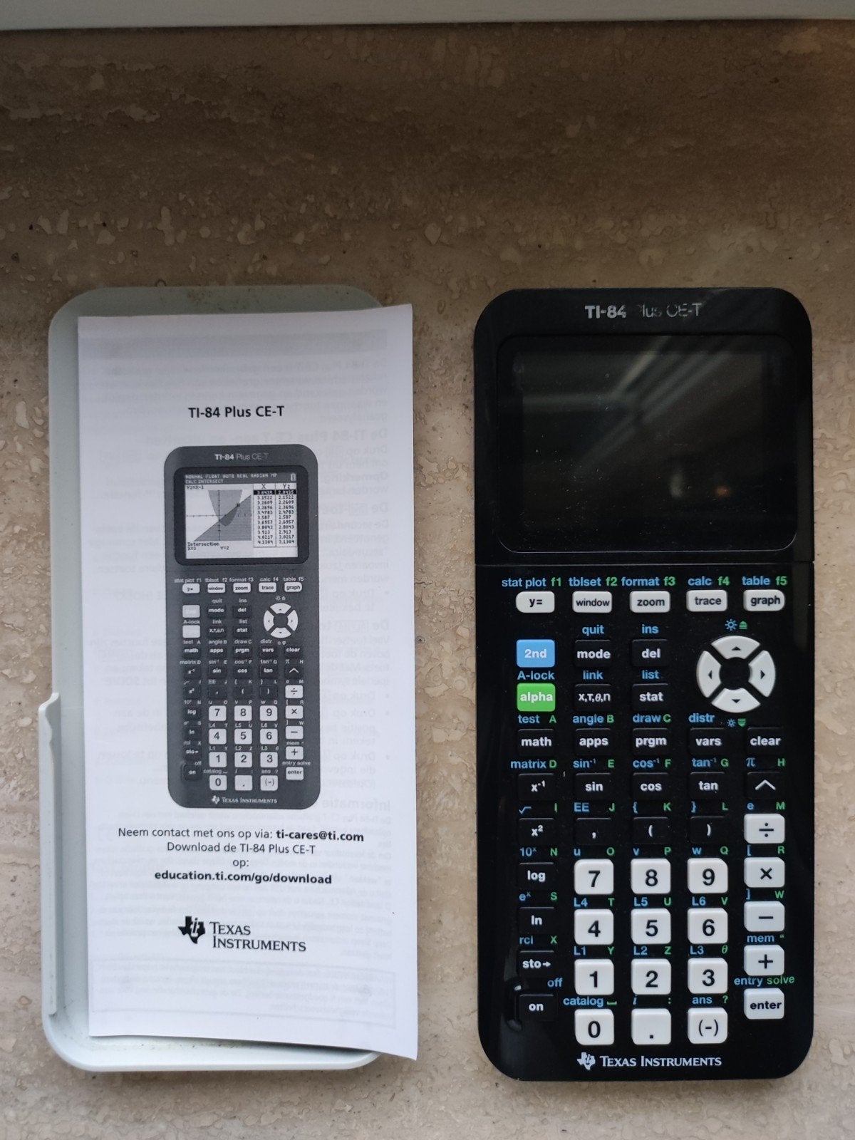 Grafische rekenmachine TI-84 Plus CE-T, Ophalen of Verzenden, Grafische rekenmachine